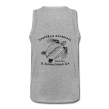 Load image into Gallery viewer, SEA Men’s Premium Tank Turtle Logo - heather gray