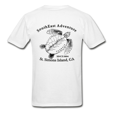 Load image into Gallery viewer, SEA Turtle Logo Gildan Ultra Cotton Adult T-Shirt - white
