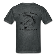 Load image into Gallery viewer, SEA Turtle Logo Gildan Ultra Cotton Adult T-Shirt - deep heather