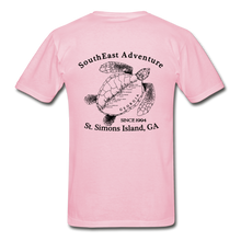 Load image into Gallery viewer, SEA Turtle Logo Gildan Ultra Cotton Adult T-Shirt - light pink