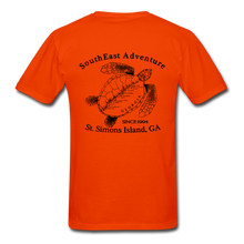 Load image into Gallery viewer, SEA Turtle Logo Gildan Ultra Cotton Adult T-Shirt - orange