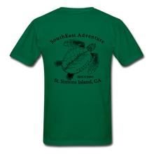 Load image into Gallery viewer, SEA Turtle Logo Gildan Ultra Cotton Adult T-Shirt - bottlegreen