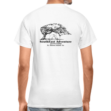 Load image into Gallery viewer, SEA Tree and Tent Logo Gildan Ultra Cotton Adult T-Shirt - white