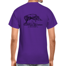 Load image into Gallery viewer, SEA Tree and Tent Logo Gildan Ultra Cotton Adult T-Shirt - purple