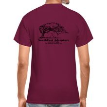 Load image into Gallery viewer, SEA Tree and Tent Logo Gildan Ultra Cotton Adult T-Shirt - burgundy