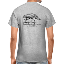 Load image into Gallery viewer, SEA Tree and Tent Logo Gildan Ultra Cotton Adult T-Shirt - heather gray
