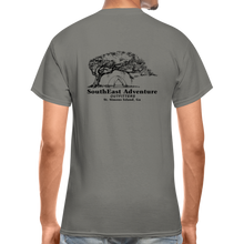 Load image into Gallery viewer, SEA Tree and Tent Logo Gildan Ultra Cotton Adult T-Shirt - charcoal