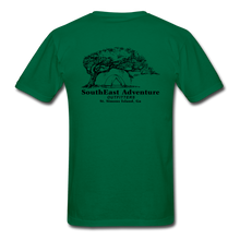 Load image into Gallery viewer, SEA Tree and Tent Logo Gildan Ultra Cotton Adult T-Shirt - bottlegreen