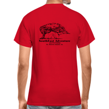 Load image into Gallery viewer, SEA Tree and Tent Logo Gildan Ultra Cotton Adult T-Shirt - red