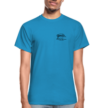 Load image into Gallery viewer, SEA Tree and Tent Logo Gildan Ultra Cotton Adult T-Shirt - turquoise