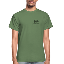 Load image into Gallery viewer, SEA Tree and Tent Logo Gildan Ultra Cotton Adult T-Shirt - military green