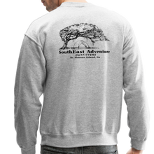 Load image into Gallery viewer, SEA Tree and Tent Logo Crewneck Sweatshirt - heather gray