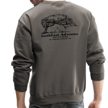 Load image into Gallery viewer, SEA Tree and Tent Logo Crewneck Sweatshirt - asphalt gray