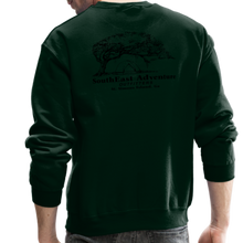 Load image into Gallery viewer, SEA Tree and Tent Logo Crewneck Sweatshirt - forest green