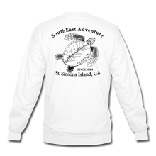 Load image into Gallery viewer, SEA Turtle Logo Crewneck Sweatshirt - white