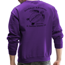 Load image into Gallery viewer, SEA Turtle Logo Crewneck Sweatshirt - purple