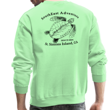 Load image into Gallery viewer, SEA Turtle Logo Crewneck Sweatshirt - lime