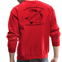 Load image into Gallery viewer, SEA Turtle Logo Crewneck Sweatshirt - red