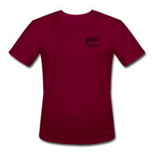 Load image into Gallery viewer, SEA Tree and Tent Logo Men’s Moisture Wicking Performance T-Shirt - burgundy