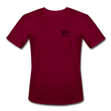 Load image into Gallery viewer, SEA Turtle Logo Men’s Moisture Wicking Performance T-Shirt - burgundy