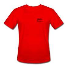 Load image into Gallery viewer, SEA Turtle Logo Men’s Moisture Wicking Performance T-Shirt - red