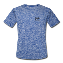 Load image into Gallery viewer, SEA Turtle Logo Men’s Moisture Wicking Performance T-Shirt - heather blue