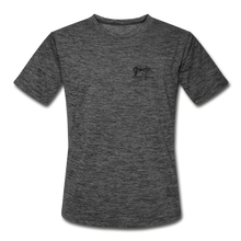 Load image into Gallery viewer, SEA Turtle Logo Men’s Moisture Wicking Performance T-Shirt - dark heather gray
