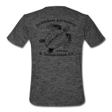 Load image into Gallery viewer, SEA Turtle Logo Men’s Moisture Wicking Performance T-Shirt - dark heather gray