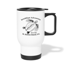 Load image into Gallery viewer, SEA Turtle Logo Travel Mug - white