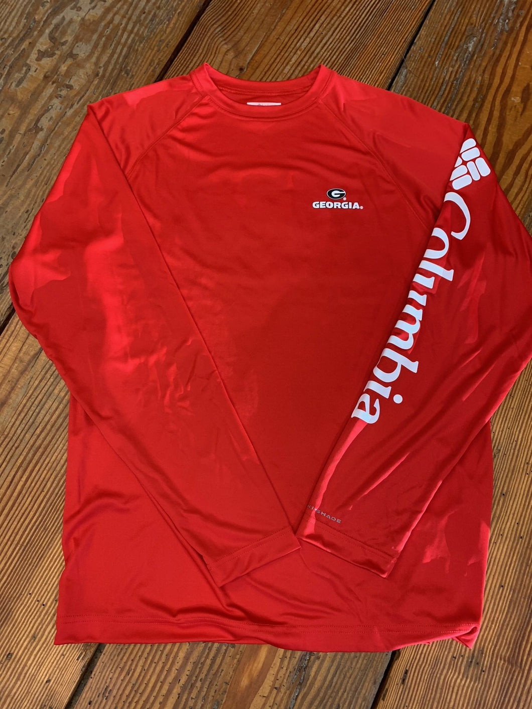 SEA LOGO Columbia CLG Terminal Tackle LS Shirt UGA