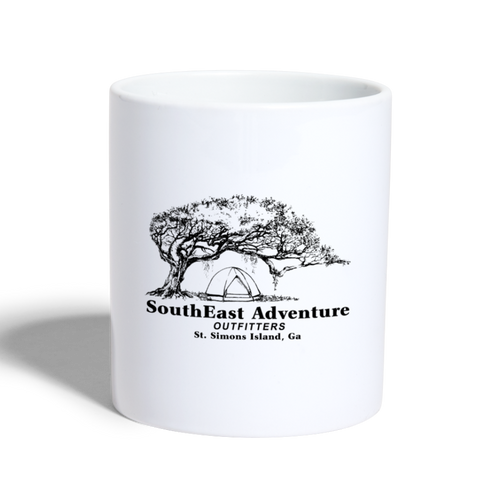 SEA Coffee/Tea Mug Tree and Tent Logo - white