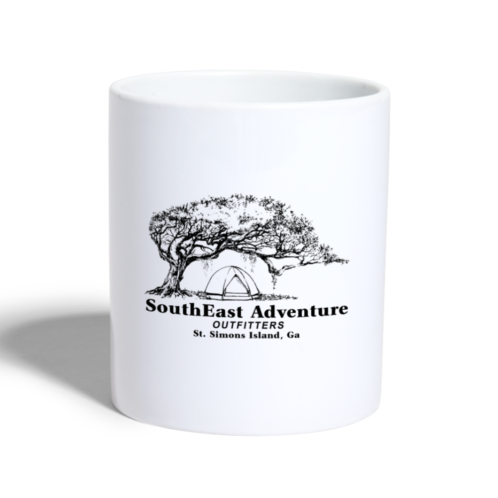 SEA Coffee/Tea Mug Tree and Tent Logo - white