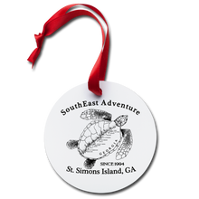 Load image into Gallery viewer, SEA Holiday Ornament - white

