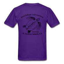 Load image into Gallery viewer, SEA Turtle Logo Gildan Ultra Cotton Adult T-Shirt - purple

