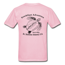 Load image into Gallery viewer, SEA Turtle Logo Gildan Ultra Cotton Adult T-Shirt - light pink

