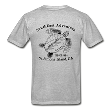 Load image into Gallery viewer, SEA Turtle Logo Gildan Ultra Cotton Adult T-Shirt - heather gray
