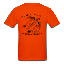 Load image into Gallery viewer, SEA Turtle Logo Gildan Ultra Cotton Adult T-Shirt - orange
