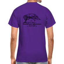 Load image into Gallery viewer, SEA Tree and Tent Logo Gildan Ultra Cotton Adult T-Shirt - purple
