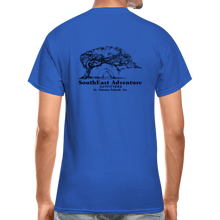 Load image into Gallery viewer, SEA Tree and Tent Logo Gildan Ultra Cotton Adult T-Shirt - royal blue
