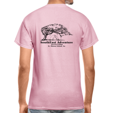 Load image into Gallery viewer, SEA Tree and Tent Logo Gildan Ultra Cotton Adult T-Shirt - light pink
