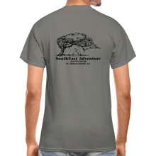 Load image into Gallery viewer, SEA Tree and Tent Logo Gildan Ultra Cotton Adult T-Shirt - charcoal
