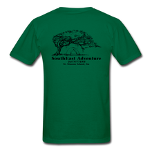 Load image into Gallery viewer, SEA Tree and Tent Logo Gildan Ultra Cotton Adult T-Shirt - bottlegreen
