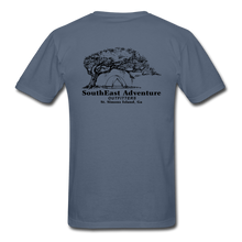 Load image into Gallery viewer, SEA Tree and Tent Logo Gildan Ultra Cotton Adult T-Shirt - denim
