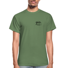 Load image into Gallery viewer, SEA Tree and Tent Logo Gildan Ultra Cotton Adult T-Shirt - military green
