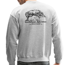 Load image into Gallery viewer, SEA Tree and Tent Logo Crewneck Sweatshirt - heather gray
