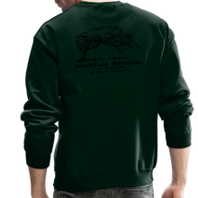 Load image into Gallery viewer, SEA Tree and Tent Logo Crewneck Sweatshirt - forest green
