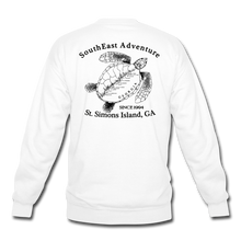 Load image into Gallery viewer, SEA Turtle Logo Crewneck Sweatshirt - white
