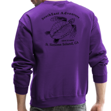 Load image into Gallery viewer, SEA Turtle Logo Crewneck Sweatshirt - purple
