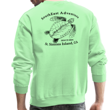 Load image into Gallery viewer, SEA Turtle Logo Crewneck Sweatshirt - lime
