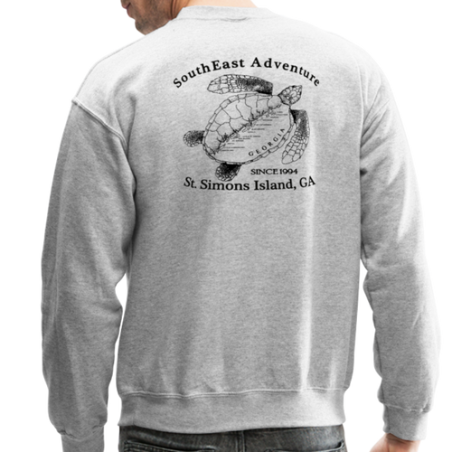 SEA Turtle Logo Crewneck Sweatshirt - heather gray